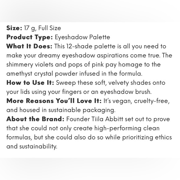 ATHR BEAUTY Manifest Crystal Eyeshadow Palette - Picture 5 of 9